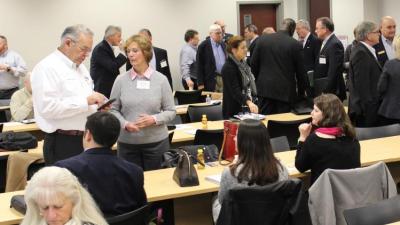 RALEIGH, N.C. (January 8, 2016) - More than 100 North Carolina manufacturers, economic development agencies, and community college leaders – along with student-apprentices – came together today for the first-ever Apprenticeship Summit. Co-hosted with the NC Triangle Apprenticeship Program (NCTAP), the day-long event, held at Wake Tech’s Beltline Education Center, included workshops and roundtables about best practices for apprenticeship programs in manufacturing.    NCTAP is a partnership among leading Tria