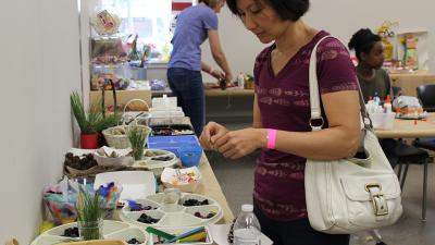 The Maker Faire brought creative people together to showcase and share their projects.