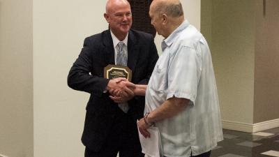 Judge Paul Gessner Inducted into Wall of Fame at Wake Tech