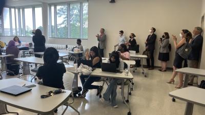 College Welcomes Guests from the White House