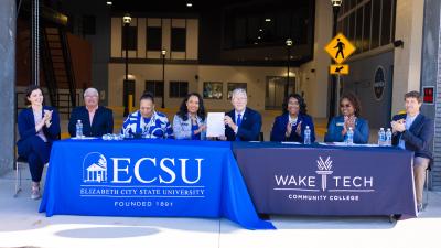 Wake Tech and Elizabeth City State University Join Forces