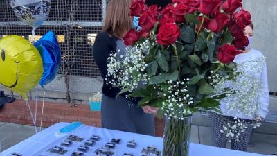 Wake Tech Hosts Curbside Pinning Ceremony for Nursing Graduates 