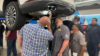 Wake Tech instructors and others learned about propane-powered autogas vehicles during a two-day program so they can teach students how to maintain and repair them.