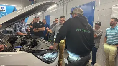 Wake Tech instructors and others learned about propane-powered autogas vehicles during a two-day program so they can teach students how to maintain and repair them.