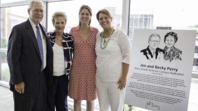 Wake Tech Renames Health Sciences Campus to Honor Jim and Becky Perry