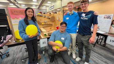 Engineering Students Test Their Machine-Building Creativity 