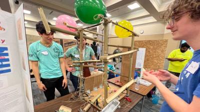 Engineering Students Test Their Machine-Building Creativity 