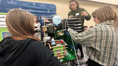 Engineering Students Test Their Machine-Building Creativity 