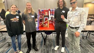Engineering Students Test Their Machine-Building Creativity 