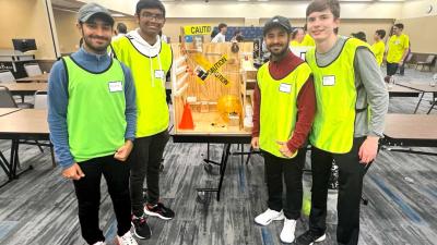 Engineering Students Test Their Machine-Building Creativity 