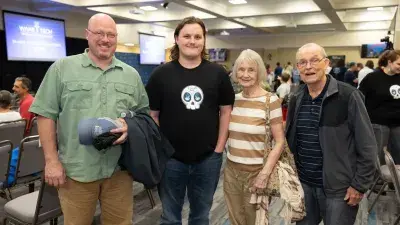 Wake Tech students show off their original video games at the Simulation and Game Development annual student showcase.