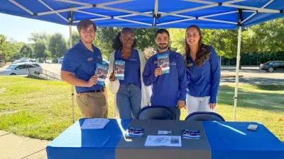 Wake Tech staff prepare to meet prospective students and others at the annual Fall Open House.