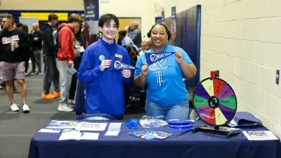 Wake Tech staff prepare to meet prospective students and others at the annual Fall Open House.