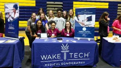 Wake Tech staff prepare to meet prospective students and others at the annual Fall Open House.
