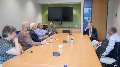 US Senator Richard Burr visited Wake Tech’s RTP Campus in Morrisville today. He addressed a Wake Tech Foundation Board meeting.
