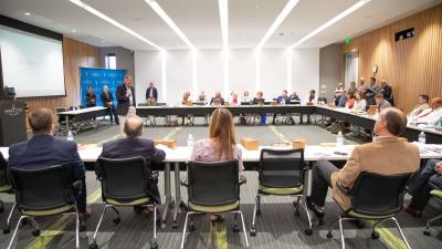 US Senator Richard Burr visited Wake Tech’s RTP Campus in Morrisville today. He addressed a Wake Tech Foundation Board meeting.