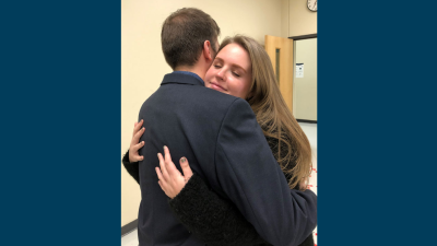 Couple Gets Engaged in Classroom Where They Met