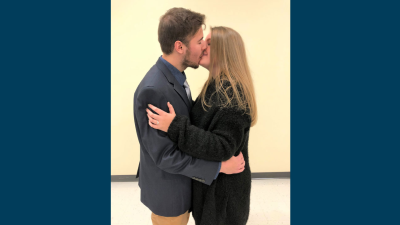 Couple Gets Engaged in Classroom Where They Met