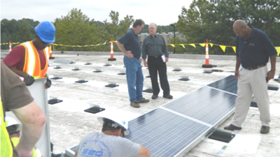 Wake Tech Unveils Rooftop Solar Array