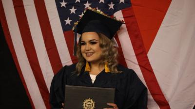 “Graduates, you and I share something in common today,” Wake Tech President Scott Ralls told the crowd. “This is our first time participating in a Wake Tech graduation.”