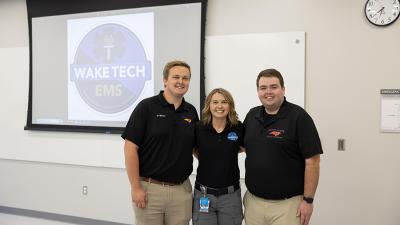 Wake Tech President Dr. Scott Ralls speaks during the opening ceremony for Wake Tech East.