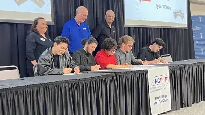 Thirty-nine high school students are starting their apprenticeship journey, thanks to a partnership between Wake Tech and the North Carolina Triangle Apprenticeship Program.