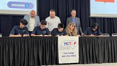 Thirty-nine high school students are starting their apprenticeship journey, thanks to a partnership between Wake Tech and the North Carolina Triangle Apprenticeship Program.