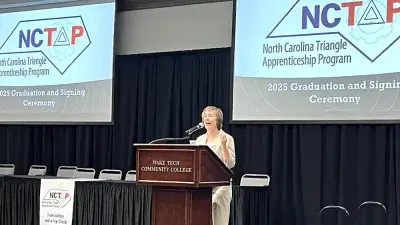 Thirty-nine high school students are starting their apprenticeship journey, thanks to a partnership between Wake Tech and the North Carolina Triangle Apprenticeship Program.