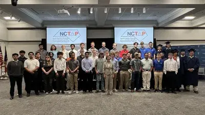 Thirty-nine high school students are starting their apprenticeship journey, thanks to a partnership between Wake Tech and the North Carolina Triangle Apprenticeship Program.