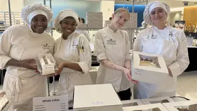 Baking & Pastry Arts students wowed visitors with their creativity and craftsmanship during the popular Bakers' Row showcase.