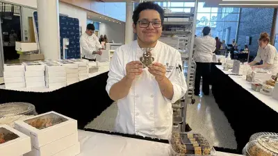 Baking & Pastry Arts students wowed visitors with their creativity and craftsmanship during the popular Bakers' Row showcase.