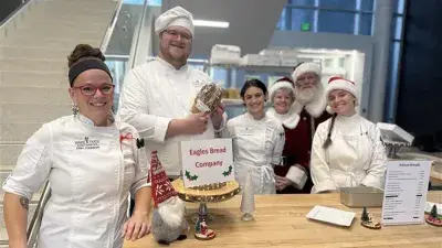 Baking & Pastry Arts students wowed visitors with their creativity and craftsmanship during the popular Bakers' Row showcase.