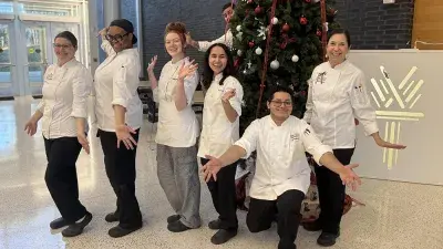 Baking & Pastry Arts students wowed visitors with their creativity and craftsmanship during the popular Bakers' Row showcase.
