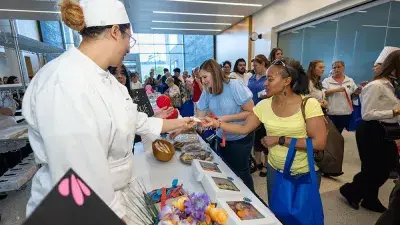 Future pastry chefs, cake designers and bakery managers show off their skills at Wake Tech's popular Bakers' Row event.