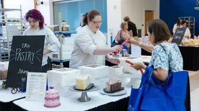 Future pastry chefs, cake designers and bakery managers show off their skills at Wake Tech's popular Bakers' Row event.