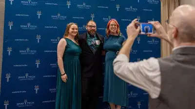 Judges listen to entrepreneurs pitch business ideas