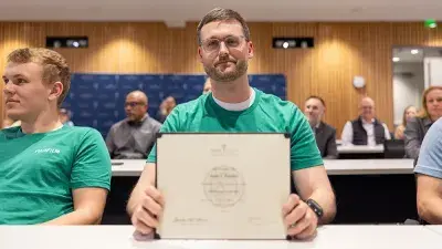 Graduates of new BioMechatronics Apprenticeship program celebrate accomplishments