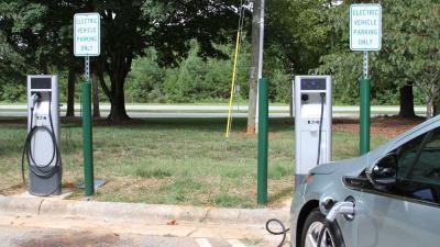 Wake Tech Adds Charging Stations for Electric Vehicles