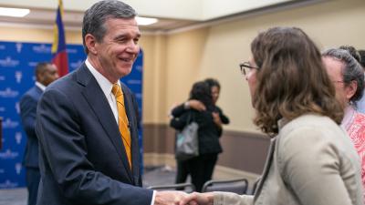 NC Governor Highlights Community College Completion at Southern Wake Campus 