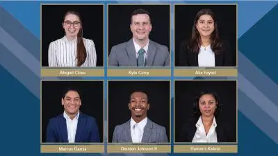 Image shows Wake Tech students selected as recipients of Goodnight Transfer Scholarship at N.C. State 