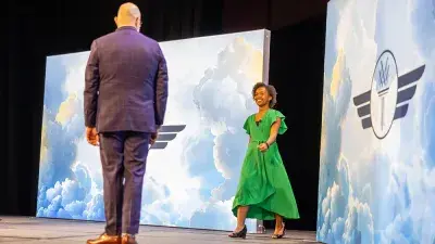 Wake Tech President Dr. Scott Ralls and Vice President of Development & Strategic Partnerships Matt Smith