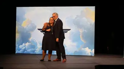 Wake Tech President Dr. Scott Ralls and Vice President of Development & Strategic Partnerships Matt Smith