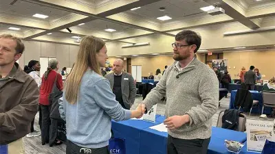 Nearly 500 job seekers attended Wake Tech's third-annual job fair.