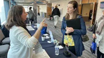Nearly 500 job seekers attended Wake Tech's third-annual job fair.