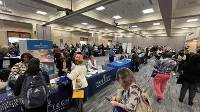 Nearly 500 job seekers attended Wake Tech's third-annual job fair.