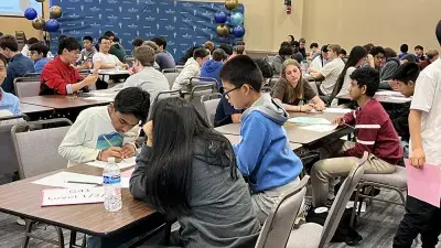More than 200 of the area's brightest middle and high school students competed in the annual North Carolina Regional Math Contest.