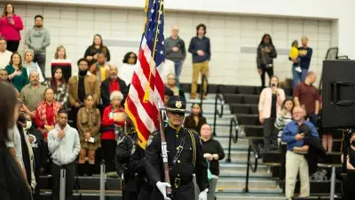 Wake Tech holds an annual ceremony for Veterans Day.