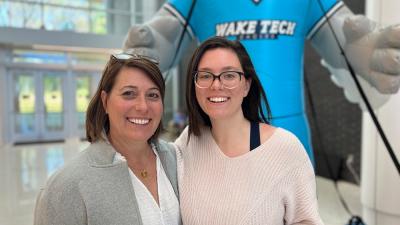 Wake Tech students and staff show off Scott Northern Wake Campus during the college's Open House.