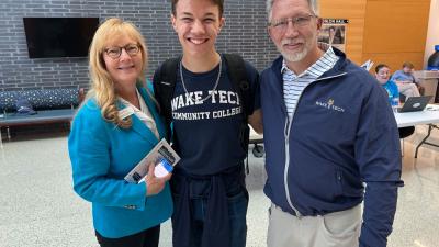 Wake Tech students and staff show off Scott Northern Wake Campus during the college's Open House.