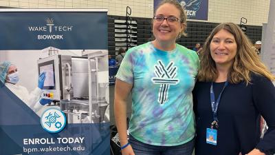 Wake Tech students and staff show off Scott Northern Wake Campus during the college's Open House.